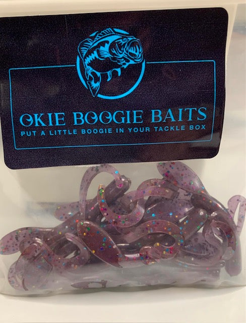 Okie Hawg Dark Purple/Peacock 3 inch
