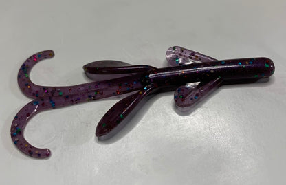 Okie Hawg Dark Purple/Peacock 3 inch